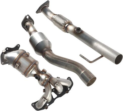 Front and Rear Catalytic Converter Compatible with Nissan Altima 2007-2012 2.5L, Exhaust Manifold Catalytic Convertor 643090 54782 40919 40800 641302 in Saudi Arabia