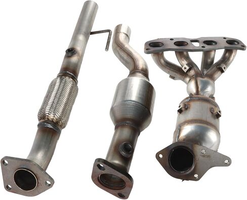 Front and Rear Catalytic Converter Compatible with Nissan Altima 2007-2012 2.5L, Exhaust Manifold Catalytic Convertor 643090 54782 40919 40800 641302 in Saudi Arabia