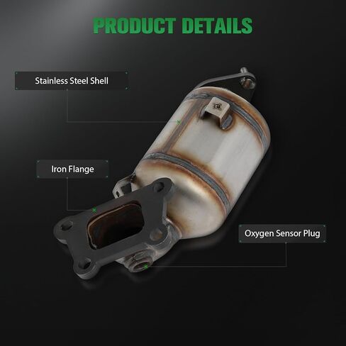 SCITOO 674-068 Rear Catalytic Converter Fit For Buick For Enclave 2018-2020,For Chevry For Traverse 2018-2020,3.6L,EPA Compliant in Saudi Arabia