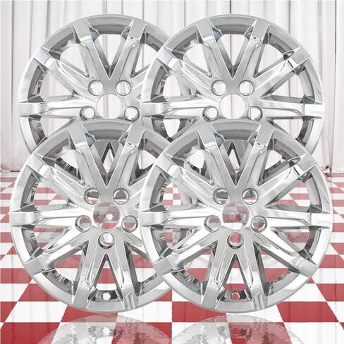 Set of 4 17" Chrome Wheel Skins for Cadillac CTS 2014-2016 in Kuwait