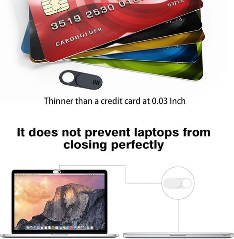 3pcs Metal Camera Lens Cap, Ultra Thin Camera Privacy Cover Webcam Cover Blocker Slider for Smartphone Tablet Desktop Laptop in Kuwait