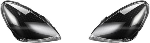 Car Headlight Glass Compatible For Benz W171 SLK 2004 2005 2006 2007 2008 2009 2010 Clear Lampshade Replacement Car Accessories(Left) in Saudi Arabia