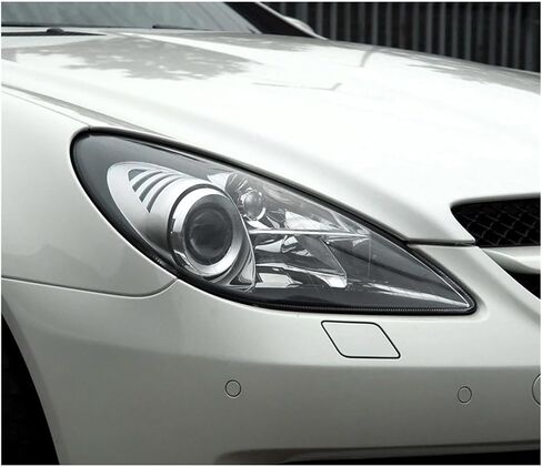Car Headlight Glass Compatible For Benz W171 SLK 2004 2005 2006 2007 2008 2009 2010 Clear Lampshade Replacement Car Accessories(Left) in Saudi Arabia