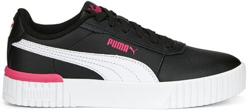 PUMA Kids Girls Carina 2.0 Lace Up Sneakers Shoes Casual - Black in Saudi Arabia