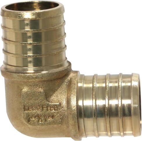 25 قطعة XFITTING 1 "X 1" Pex Elbow، تركيبات تجعيد نحاسية in Kuwait