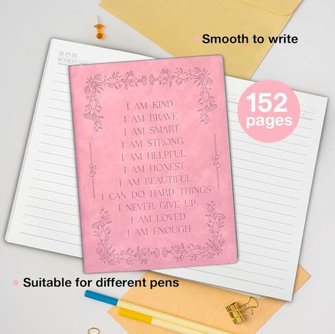Positive Affirmations Notebook Inspirational Gift for Women Girls Self Love Motivational Journal for Work Office School in Saudi Arabia