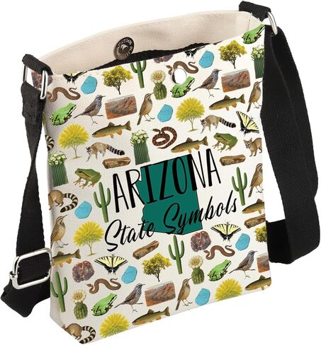 JYTAPP Arizona Travel Gifts State Symbols Crossbody Bag Wildlife Nature Lover State Souvenir Gifts Arizona Travel Merchandise in Saudi Arabia