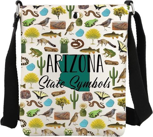 JYTAPP Arizona Travel Gifts State Symbols Crossbody Bag Wildlife Nature Lover State Souvenir Gifts Arizona Travel Merchandise in Saudi Arabia