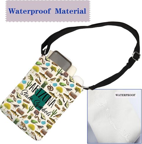 JYTAPP Arizona Travel Gifts State Symbols Crossbody Bag Wildlife Nature Lover State Souvenir Gifts Arizona Travel Merchandise in Saudi Arabia