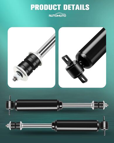 2x Struts AUTOMUTO Shock Absorbers - Fits 1985-2005 Chevy Astro, 1972-1996 Caprice, 1973-1985 Impala, 85-05 GMC Safari - Front Auto Shocks in Saudi Arabia
