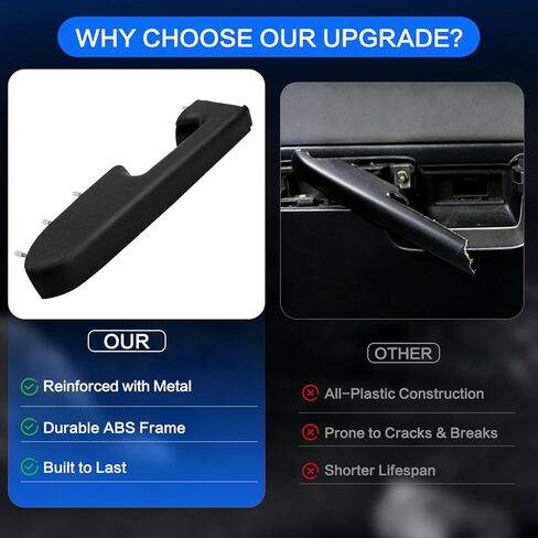 22818465 Front Left Driver Side Armrest Repair Kit Accessories for Chevy Silverado 1500 2500HD 3500HD 2010-2014, GMC Sierra 1500 2500HD 3500HD 2010-2014 Door Panel with Release Handle, Black in Kuwait