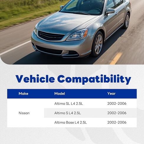 مشعاع كامل، متوافق مع 2002 2003 2004 2005 2006 Altima Base/S/SL 2.5L L4 مع مبرد زيت ناقل الحركة in Kuwait