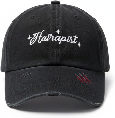 Hair Stylist Gifts Cap for Women, Female, Adjustable Embroidered Baseball Hat for Hairdresser, Hairstylist Hairapist in Saudi Arabia