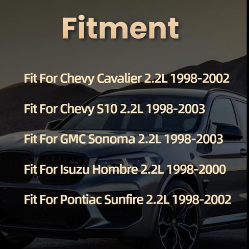 HS9170PT-1 Head Gasket Set with Bolts Fit for 1998-2003 Chevy S10 1998-2002 Chevy Cavalier for 1998-2003 GMC Sonoma 1998-2002 Pontiac for Sunfire 1998-2000 Isuzu Hombre 2.2L HS9170PT-2 ES72170 in Kuwait