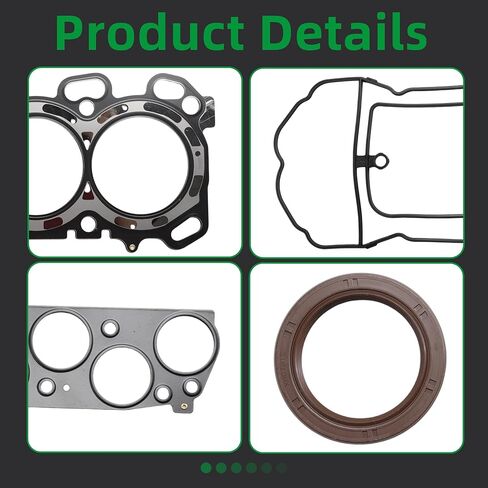 Engine Cylinder Head Gasket Set, for Acura MDX 2010-2013, for RL 2009-2012, for TL 2009-2014, for ZDX 2010-2013, 3.7L V6, OE# HS26587PT, 12251RYEA01, 12342RYE004 in Saudi Arabia