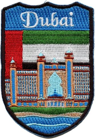 الإمارات العربية المتحدة، دبي باتش شيلد، ذاكرة السفر، مطرزة بالحديد in Saudi Arabia