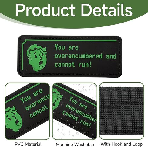 رقعة المعنويات المرهقة، خطاف وحلقة تكتيكية مضحكة من مادة PVC لحقائب الظهر والسترات والسترات، هدية فكاهة مضحكة، ملحقات عسكرية مولي in Kuwait