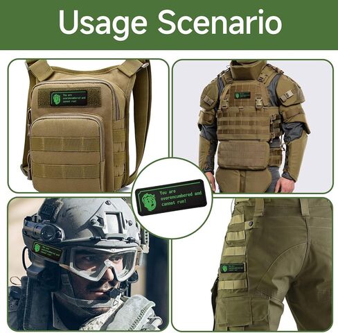 رقعة المعنويات المرهقة، خطاف وحلقة تكتيكية مضحكة من مادة PVC لحقائب الظهر والسترات والسترات، هدية فكاهة مضحكة، ملحقات عسكرية مولي in Kuwait