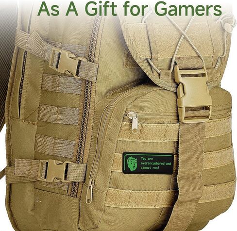 رقعة المعنويات المرهقة، خطاف وحلقة تكتيكية مضحكة من مادة PVC لحقائب الظهر والسترات والسترات، هدية فكاهة مضحكة، ملحقات عسكرية مولي in Kuwait