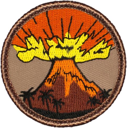 Volcano Patrol Patch - 2" Round! in Saudi Arabia
