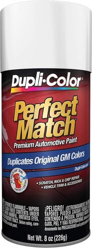 طلاء Dupli-Color Perfect Match Premium للسيارات، أبيض ساطع، 8 أونصة in Saudi Arabia