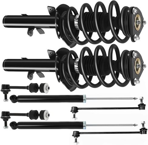 SCITOO Suspension Strut Shock for 2014-2018 for Ford Escape Front Complete Strut Assembly,Rear shock absorber,Stabilizer Bar Link,Tie Rod End -8pcs in Saudi Arabia