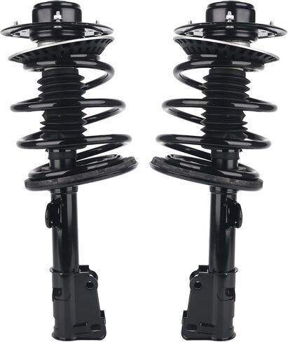 Autoround 171572R+171572L ممتص الصدمات الأمامي الكامل متوافق مع دودج كارافان/جراند كارافان 2001-2007، كرايسلر فوييجر 01-03/ تاون آند كانتري 01-07، دعامات يسار ويمين مع مجموعة زنبركية ملفوفة in Saudi Arabia