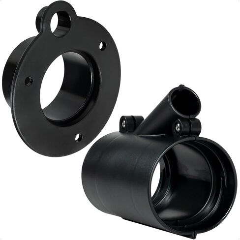 شفة خرطوم تزوير خارجي من Five Oceans مع منفذ وقود، وأنبوب تزوير خارجي، وأنبوب تزوير القارب للكابلات وخطوط الوقود، أسود - FO4776 in Kuwait