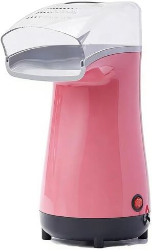 5.0Health Upgrade - Popcorn Machine,Butter Melter.3-Minute Quick Po Pcorn Popcorn maker,Oil-Free And EasyTo Clean. Air Popcorn Machine - Perfect For Family Movie Nights And Kids' Parties,Bright red in Saudi Arabia