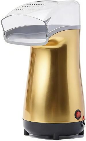 5.0Health Upgrade - Popcorn Machine,Butter Melter.3-Minute Quick Po Pcorn Popcorn maker,Oil-Free And EasyTo Clean. Air Popcorn Machine - Perfect For Family Movie Nights And Kids' Parties,Bright red in Saudi Arabia