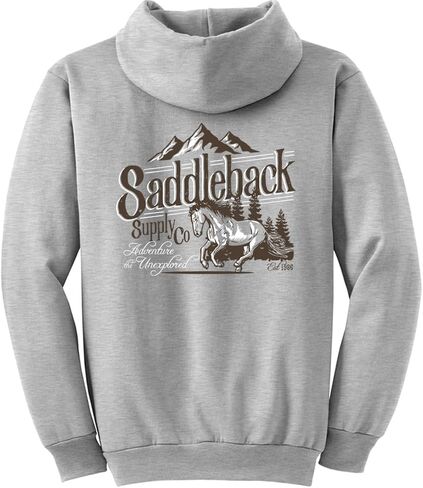 Saddleback Supply Men's Western Spirit Logo Pullover Hoodies in Saudi Arabia