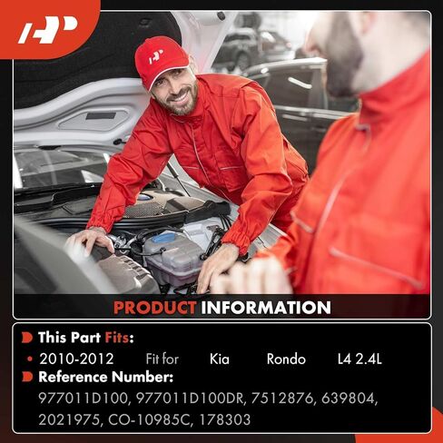 A-Premium A/C Compressor with Clutch Compatible with Kia Rondo 2.4L 2010 2011 2012, with Halla Climate Control Systems in Saudi Arabia