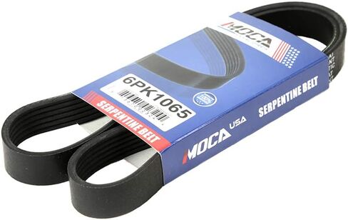MOCA 5PK1280 6PK1065 أحزمة سيربنتين متوافقة مع 1996-2000 لنيسان باثفايندر 3.3L، 1997-2000 لإنفينيتي QX4 3.3L تكييف الهواء، المولد ومضخة المياه in Saudi Arabia