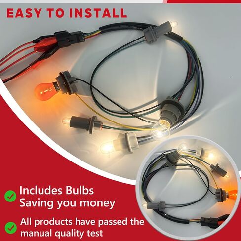 Tail Light Socket Wire Harness Connector, Brake Light Pigtail Fit for Kia Sorento 2014 2015 Replace OE 92480-1U500 with Bulb in Saudi Arabia