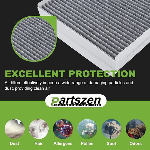 Cabin Air Filter Fit for Ford Expedition 2018-2024 F150 Pick up F250 F350 F450 2015-2024 for Lincoln Navigator 2018-2023 Replaces FP92 FP79 CAF1953P FL3Z19N619A in Saudi Arabia