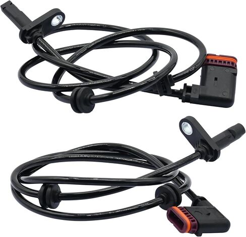 2Pcs Rear Left and Right Abs Wheel Speed Sensor Compatible with Mercedes Benz C63 Amg E350 E550 2075400317 Als2762 2 DoorBlack SeriesCoupe 10 11 12 13 2010 2011 2012 2013 in Saudi Arabia