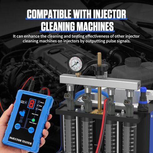 MR CARTOOL V30 Universal Fuel Injector Driverbox Gasoline Injectors Cleaner Tester Tool Use with Ultrasonic Cleaning Tank in Kuwait