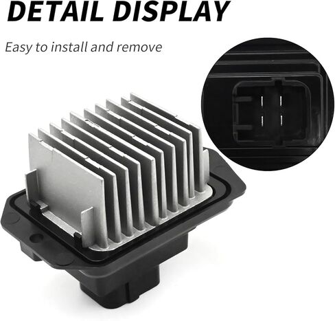 RU815 HVAC Blower Motor Resistor, Replacement for Acura ILX 2013-2020 RDX 2013-2018 Replacement for Honda Civic 2012-2015 CR-V 2012-2016 Accord 2013-2017, Replaces 4P1823 in Saudi Arabia
