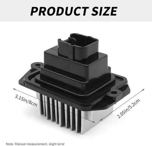 RU815 HVAC Blower Motor Resistor, Replacement for Acura ILX 2013-2020 RDX 2013-2018 Replacement for Honda Civic 2012-2015 CR-V 2012-2016 Accord 2013-2017, Replaces 4P1823 in Saudi Arabia