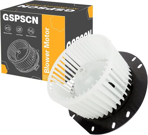 GSPSCN 700022 محرك منفاخ تيار متردد مع مروحة لـ 1997-2016 Ford E150 E250 E350 E450 E-150 E-250 E-350 E-450 Econoline Club Wagon Super Duty Van - محرك منفاخ سخان HVAC يستبدل # 75890، PM290,3010059 in Kuwait