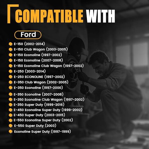 GSPSCN 700022 محرك منفاخ تيار متردد مع مروحة لـ 1997-2016 Ford E150 E250 E350 E450 E-150 E-250 E-350 E-450 Econoline Club Wagon Super Duty Van - محرك منفاخ سخان HVAC يستبدل # 75890، PM290,3010059 in Kuwait