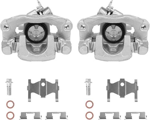 PAROD Rear Disc Brake Caliper Fit for 2005-2006 Hyundai Elantra,For 2005-2009 Kia For Spectra,For 2005-2009 Kia For Spectra5, Single Piston, Rear Left&Right,Replace for 19B3302 19B3303 in Saudi Arabia