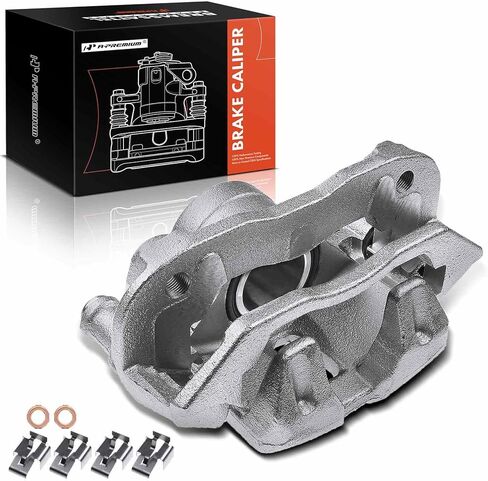 A-Premium Front Right Passenger Side Disc Brake Caliper Assembly with Bracket Compatible with Mazda B2200 1987-1993 2.2L, B2600 1987-1989 2.6L, B2000 1986-1987 2.0L, RWD in Saudi Arabia