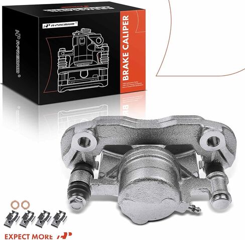 A-Premium Front Right Passenger Side Disc Brake Caliper Assembly with Bracket Compatible with Mazda B2200 1987-1993 2.2L, B2600 1987-1989 2.6L, B2000 1986-1987 2.0L, RWD in Saudi Arabia
