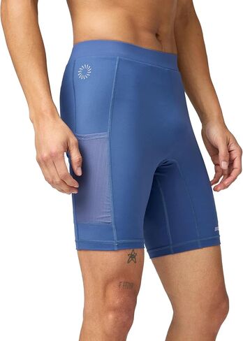 Brooks Men's Movement Half Tight, Lightweight Running Compression Tights with Drop-in Storage & Versatile Layering Fit in Saudi Arabia