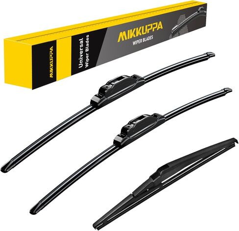 MIKKUPPA 26"+16"+10" Windshield Wiper Blades Replacement for Toyota Rav4 2013-2018 U/J Hook Front and Rear Wiper Blades All Season, Pack of 3 in Saudi Arabia