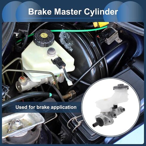 Brake Master Cylinder Reservoir No.46100S5DA51 for Honda Civic 2001-2005 Hydraulic Master Cylinder Silver Tone,White Aluminum Alloy,Plastic 1 Pc in Saudi Arabia