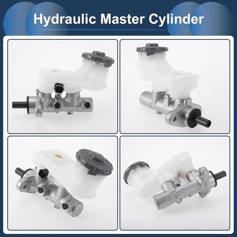 Brake Master Cylinder Reservoir No.46100S5DA51 for Honda Civic 2001-2005 Hydraulic Master Cylinder Silver Tone,White Aluminum Alloy,Plastic 1 Pc in Saudi Arabia