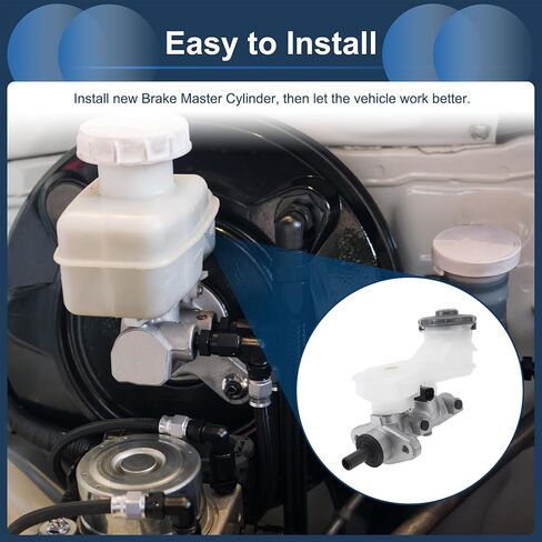 Brake Master Cylinder Reservoir No.46100S5DA51 for Honda Civic 2001-2005 Hydraulic Master Cylinder Silver Tone,White Aluminum Alloy,Plastic 1 Pc in Saudi Arabia
