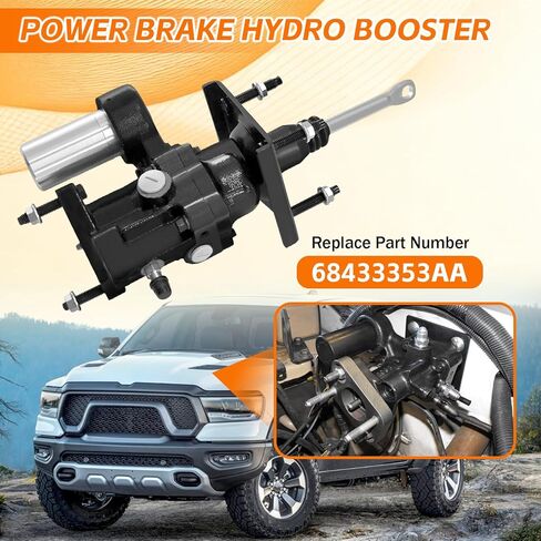 68433353AA معزز فرامل الطاقة الهيدروليكية معزز مائي مناسب لـ 2019-2025 دودج رام 2500 3500 6.4L V8-Gas 6.7L L6-Diesel in Kuwait